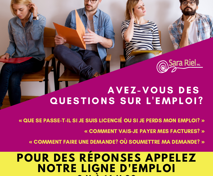 Les services d’emplois pendant COVID-19
